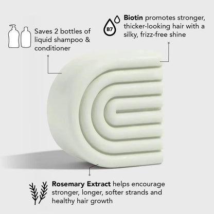 Rosemary & Biotin Volumizing Shampoo & Conditioner Bar Combo