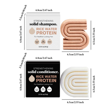 Rosemary & Biotin Volumizing Shampoo & Conditioner Bar Combo